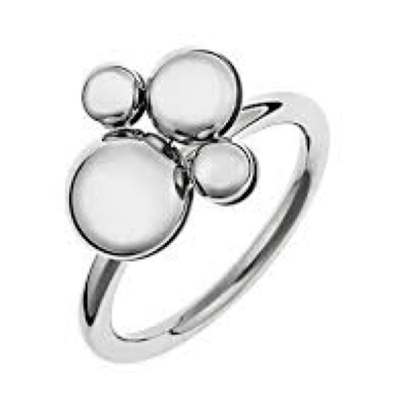 Calvin Klein Womens Collection Stainless Steel Spin Ring Size 8 40$
